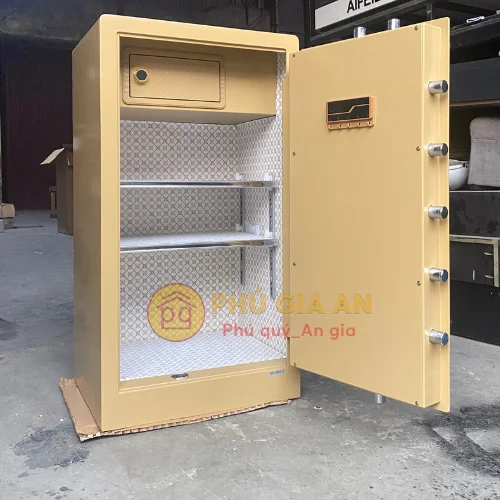 Két sắt Aifeibao HK-M/D-100BL vân tay mã số nhập khẩu 3 Bảng điều khiển vân tay điện tử hiện đại trên két sắt Aifeibao