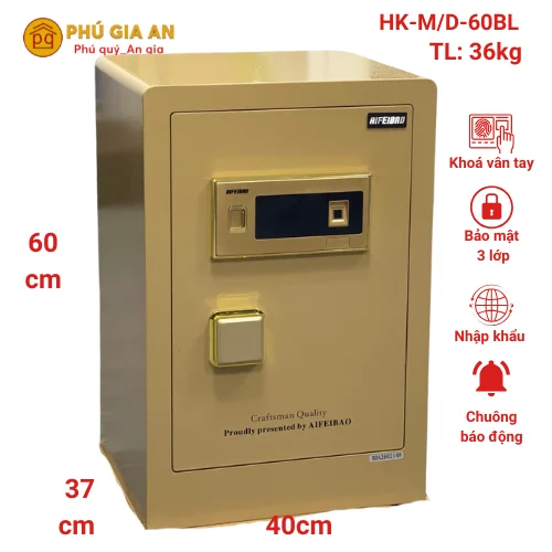 Két sắt Aifeibao vân tay HK-M/D-60BL 1