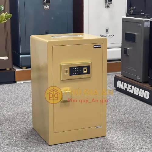Két sắt Aifeibao vân tay HK-M/D-70BL 2 Cấu tạo bên ngoài Két sắt Aifeibao HK-M/D70BL