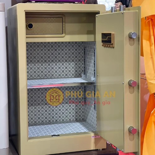 Két sắt Aifeibao vân tay HK-M/D-80BL 3 nội thất sang trọng két sắt aifeibao