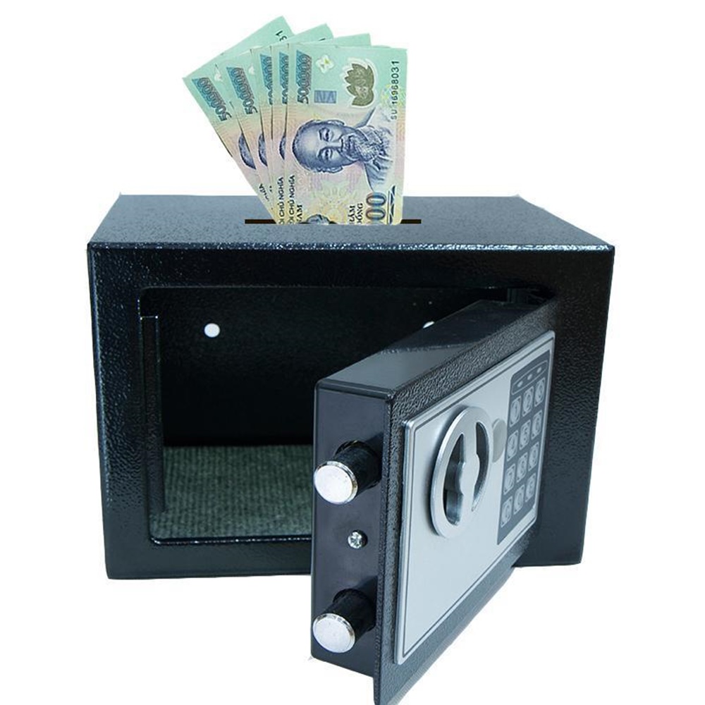 Két sắt mini đựng tiền thông minh – ‘Chân ái’ bảo vệ tài sản trong tủ nhỏ 2