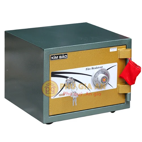 Két sắt mini Kim Bảo KBC35 Khóa mã cơ bảo mật cao thương hiệu Phú Gia An 4 giá két sắt mini hòa phát