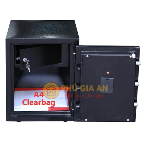 Két sắt mini khóa vân tay Kim Bảo KBF50 chống cháy 3 Két sắt mini khóa vân tay Kim Bảo KBF50 chống cháy 3