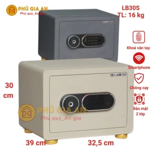 Két Sắt Mini Liberty LB30S Tích Hợp Vân Tay, Mã Số Và App Điện Thoại Thông Minh