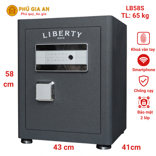 Két Sắt Liberty LB58S Thông Minh Kết Nối App Điện Thoại
