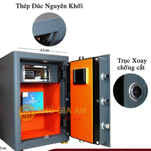 Két Sắt Liberty LB68S Vân Tay Mã Số Tích Hợp App Điện Thoại – Bảo Mật Thông Minh 3 Két Sắt Liberty LB68S Vân Tay Mã Số Tích Hợp App Điện Thoại – Bảo Mật Thông Minh 3