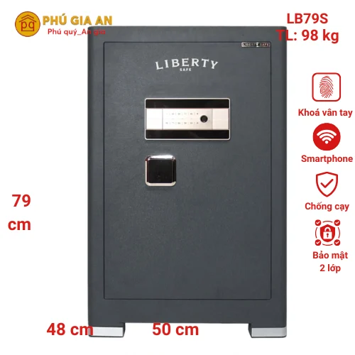 Két Sắt Liberty LB79S Vân Tay Mã Số Tích Hợp App Điện Thoại – Đỉnh Cao Công Nghệ Bảo Mật 1