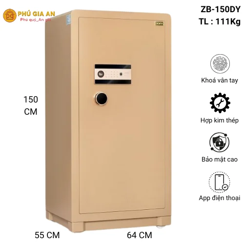 Két sắt nhập khẩu Bofa ZB-150DY khóa vân tay điện tử 1