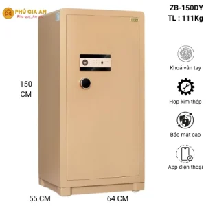 Két Sắt Nhập Khẩu Bofa ZB-150DY Khóa Vân Tay Điện Tử Công Nghệ Đức