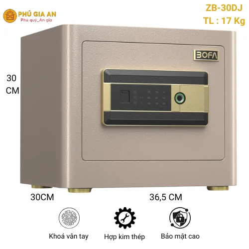 Két sắt mini nhập khẩu Bofa ZB-30DJ vân tay điện tử thiết kế sang trọng