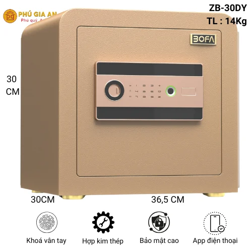 Két sắt mini nhập khẩu Bofa ZB-30DY sang trọng