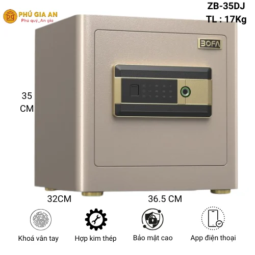 Két sắt mini nhập khẩu Bofa ZB-35DJ vân tay điện tử 1