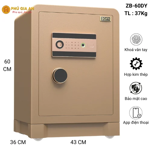 Két sắt nhập khẩu Bofa ZB-60DY khóa vân tay điện tử 1 Két sắt nhập khẩu Bofa ZB-60DY khóa vân tay điện tử chính hãng