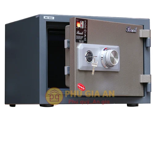 Két sắt Booil nhập khẩu BS-C360 khóa cơ Hàn Quốc 4