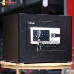 Két sắt mini thép tấm vân tay điện tử Nika KDF310