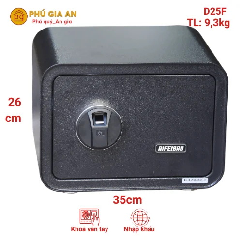 Két sắt mini vân tay AifeiBao D25-B 1