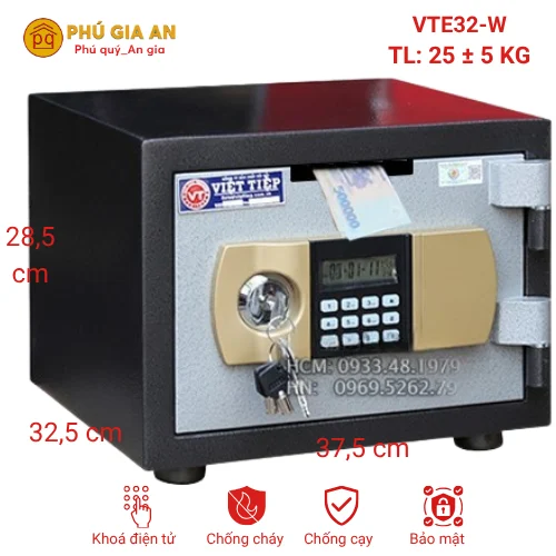 Bảng Giá Két Sắt Mini Việt Tiệp Chính Hãng Mới Nhất 2026 - Top Mẫu Bán Chạy 2 ketsatphugiaan.vn