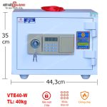 Két sắt Việt Tiệp đúc đặc VTE40-W màu trắng điện tử báo động