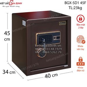 Két sắt vân tay nhập khẩu Bofa BGX-5D1 45F