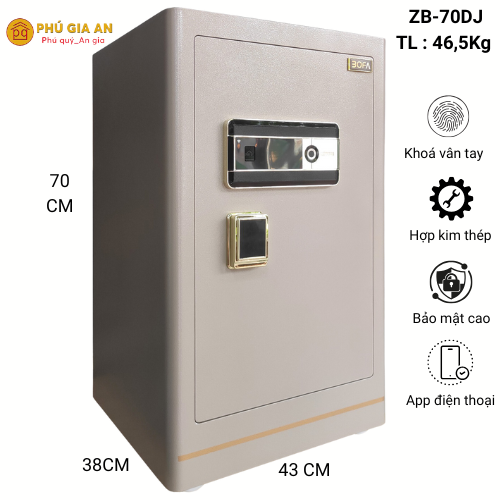 Két Sắt Nhập Khẩu Bofa ZB-70DJ: Đỉnh Cao Công Nghệ Vân Tay Hiện Đại