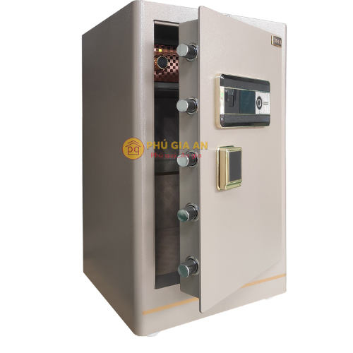 Nội thất bọc da sang trọng của két sắt Bofa