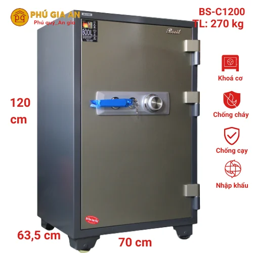 Két sắt Booil nhập khẩu khóa cơ BS-C1200 1