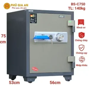 Két sắt Booil nhập khẩu BS-C750 khóa cơ