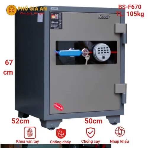 Két sắt vân tay nhập khẩu Booil BS-F670 1