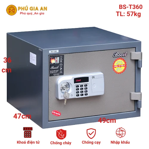 Két sắt nhập nhẩu Booil BS-T360 điện tử Hàn Quốc 1