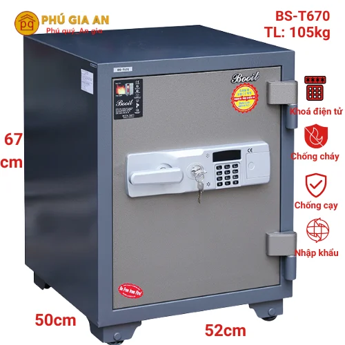 Két sắt Booil nhập khẩu BS-T670 1 Két sắt Booil nhập khẩu BS-T670 1