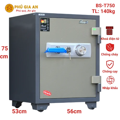 Két sắt nhập khẩu Booil BS-T750 điện tử 1 Két sắt nhập khẩu Booil BS-T750 điện tử 1
