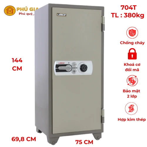 Két sắt nhập khẩu LEECO 704T chính hãng Thái Lan