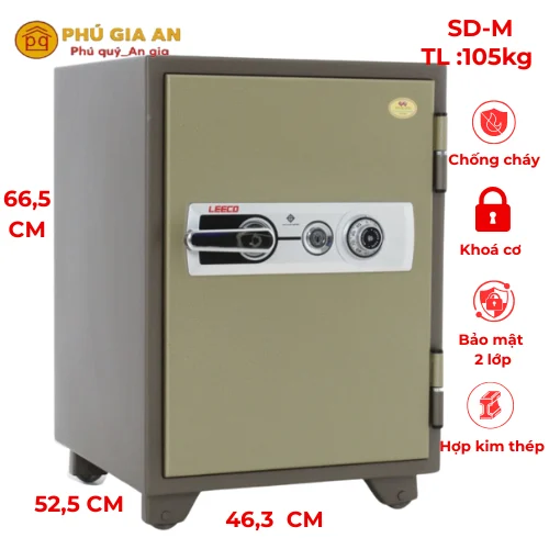 Két sắt nhập khẩu LEECO SD-M 1 Két sắt nhập khẩu LEECO SD-M 1 chính hãng