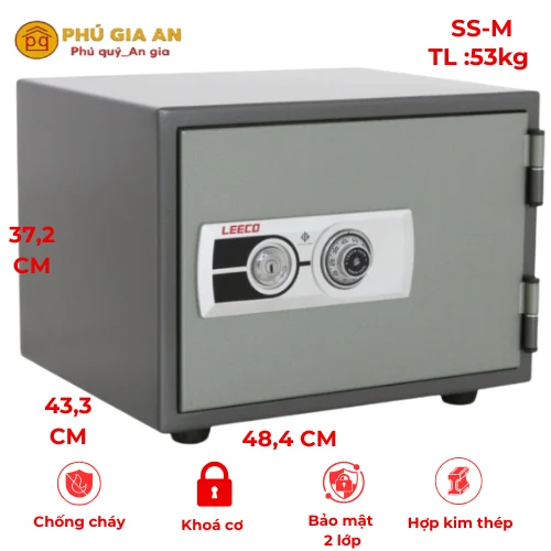 két sắt gia đình chống cháy LEECO SS-M