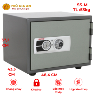 Két sắt nhập khẩu LEECO SS-M khóa cơ