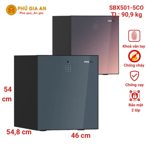 Két sắt nhập khẩu Philips SBX501-5CO Chống Cháy 1 Két sắt nhập khẩu Philips SBX501-5CO Chống Cháy 1