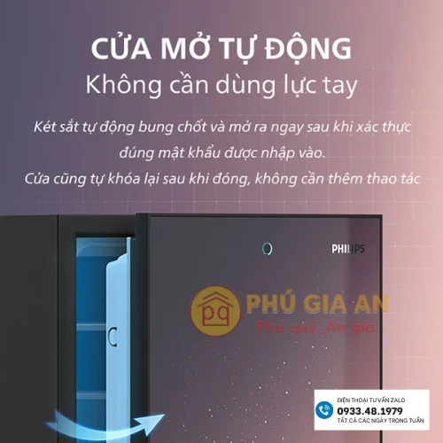 Két sắt nhập khẩu Philips SBX501-7CO Chống Cháy 2 Két sắt nhập khẩu Philips SBX501-7CO Chống Cháy 2
