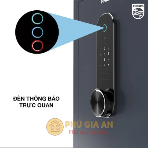 Két sắt nhập khẩu Philips SBX601-7B0 bảo mật vân tay điện tử tuyệt đối tại Phú Gia An 8 két sắt điện tử việt tiệp
