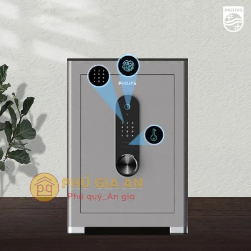 Két sắt nhập khẩu Philips SBX601-7B0 bảo mật vân tay điện tử tuyệt đối tại Phú Gia An 9 két sắt cao cấp nhập khẩu