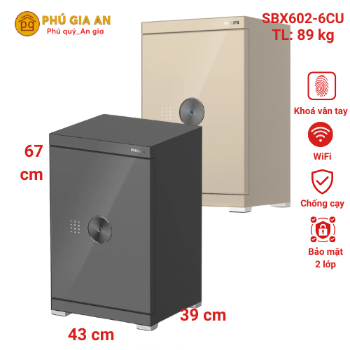 Đánh giá Két sắt Philips SBX602-6CU: Đỉnh cao công nghệ bảo mật 4.0