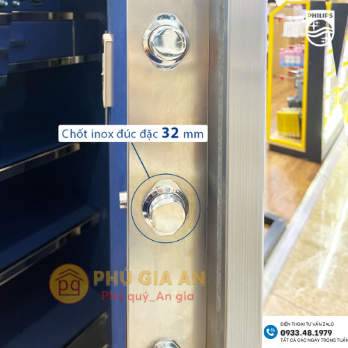 Chốt khóa inox đường kính 32mm an toàn