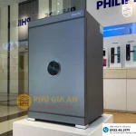 Két sắt nhập khẩu Philips SBX602-7CU vân tay điện tử