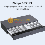Két sắt Philips SBX121 két vân tay ngăn kéo