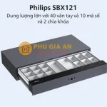 Két sắt Philips SBX121 két vân tay ngăn kéo