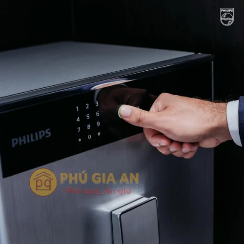 Két sắt Philips SBX701-5B0 vân tay điện tử nhập khẩu 6 két sắt chống cháy tốt nhất