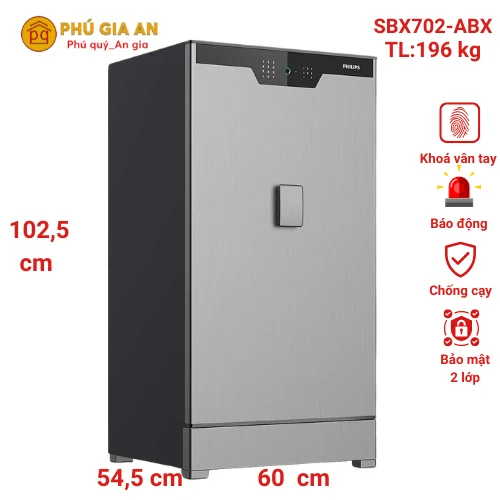 Két sắt Philips SBX702-ABX nhập khẩu 1 Két sắt Philips SBX702-ABX với thiết kế sang trọng và hiện đại
