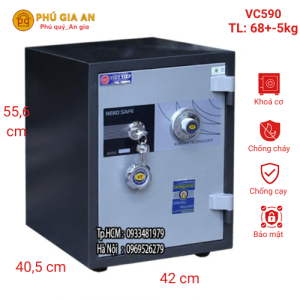 Két sắt Việt Tiệp khóa cơ VC590