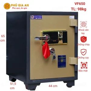 Két sắt Việt Tiệp vân tay báo động VF650