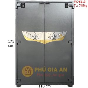 Két Sắt Hai Cửa siêu cường Samurai MC6110 khóa cơ Hàn Quốc