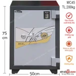 Két sắt siêu cường Samurai MC45 khóa cơ